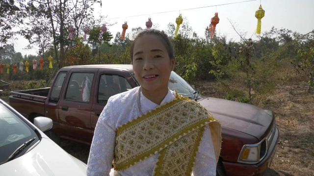 แห่แก้บนปู่-ย่าพญานาค ที่สำนักสงฆ์สันป่าตึง