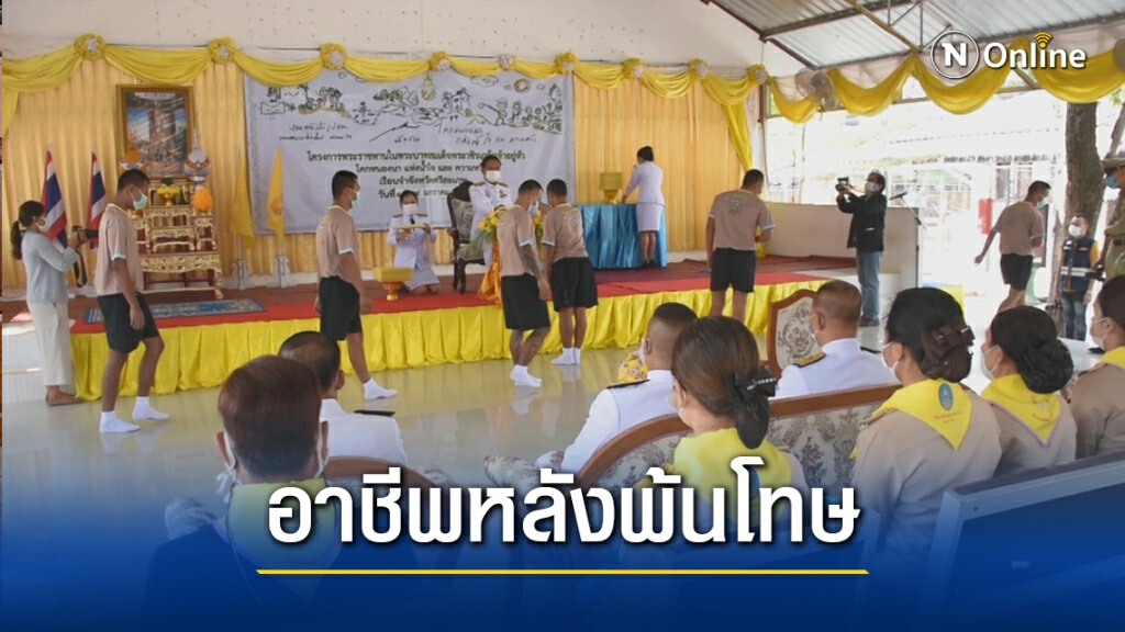มอบเกียรติบัตรให้ผู้ต้องขังผ่านการอบรมโคกหนองนา มอบเกียรติบัตรให้ผู้ต้องขังผ่านการอบรมโคกหนองนา