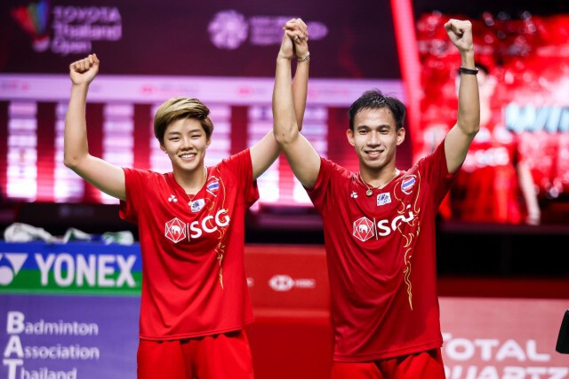 "บาส-ปอป้อ"จบผลงานแชมป์คู่ผสมแบด โตโยต้า ไทยแลนด์ โอเพ่น