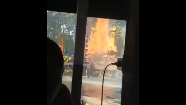 ตะลึง!เผาศพพระ"โลง-ร่าง"กลิ้งตกจากเมรุ