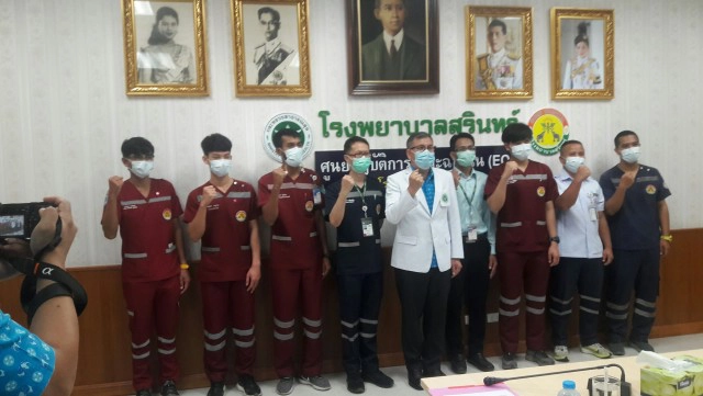 สุรินทร์ส่งนักรบชุดขาว ช่วย รพ.สนาม สมุทรสาคร