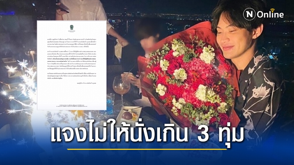 "บันยันทรี" โชว์กล้องวงจรปิด แจงปาร์ตี้วันเกิด "ดีเจมะตูม" ไม่อนุญาตให้ดื่มแอลกอฮอล์-นั่งเกิน 3 ทุ่ม