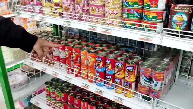 วงจรปิดจับภาพโจรแสบขโมยปลากระป๋องในมินิมาร์ท