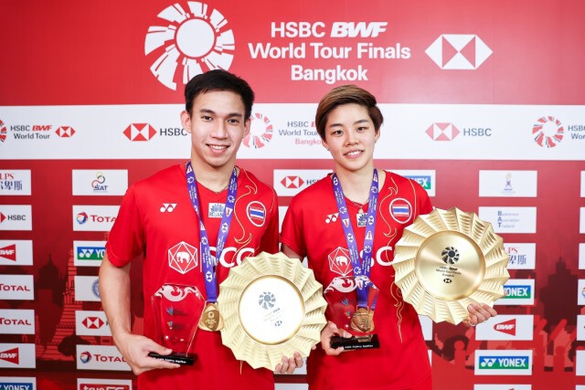 บาส - ปอป้อ สร้างประวัติศาสตร์ลูกขนไก่ กวาดแชมป์ 3 รายการ