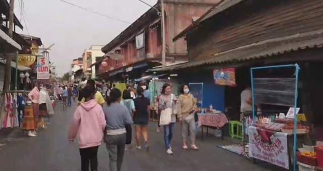 "ถนนคนเดิน-ตลาดนัด"เข้มโควิดเปิดให้บริการแล้ว