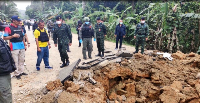 รวบผู้ต้องสงสัยวางระเบิดรถตำรวจศรีสาคร