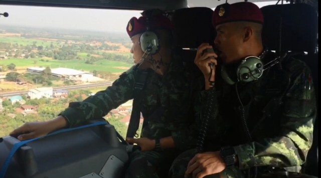 บินสำรวจ-กระจายเสียงขอให้หยุดเผาป่า
