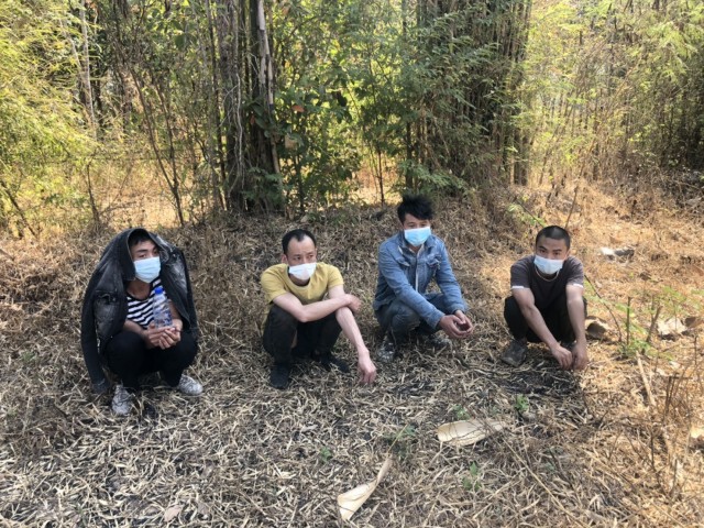รวบ4ชาวจีน3เมียนมาลักลอบข้ามแม่น้ำเมย