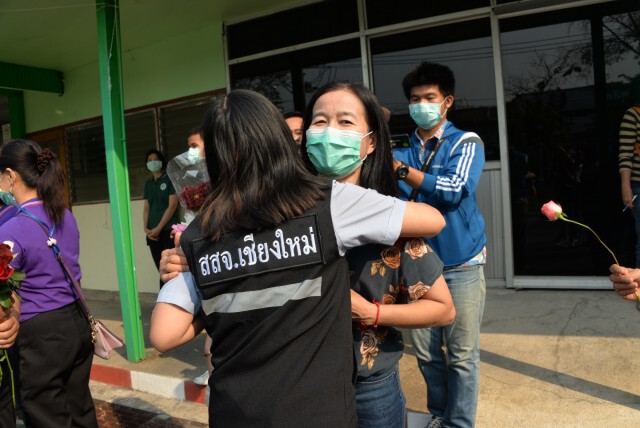 ส่งกำลังใจ"นักรบชุดขาว"เชียงใหม่​สู้ภัยโควิด