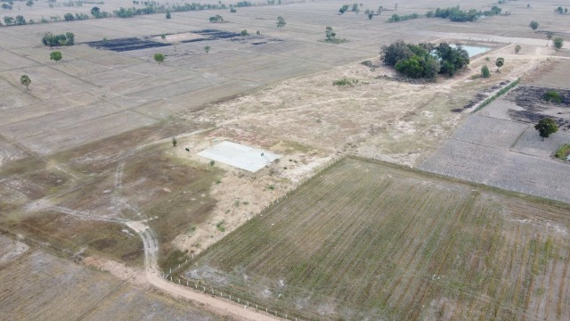 สุด งง ! สนามบาสโผล่กลางทุ่งนา