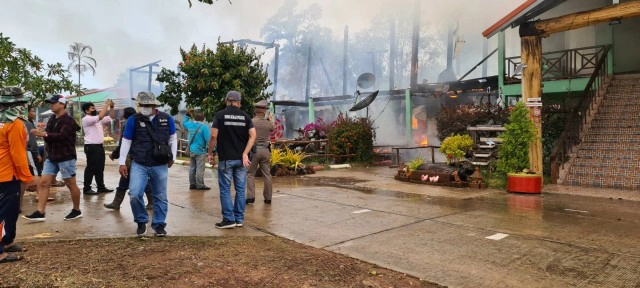 ไฟไหม้โรงเรียนประถมในอำเภอโพนพิสัย หนองคาย วอดทั้งหลัง