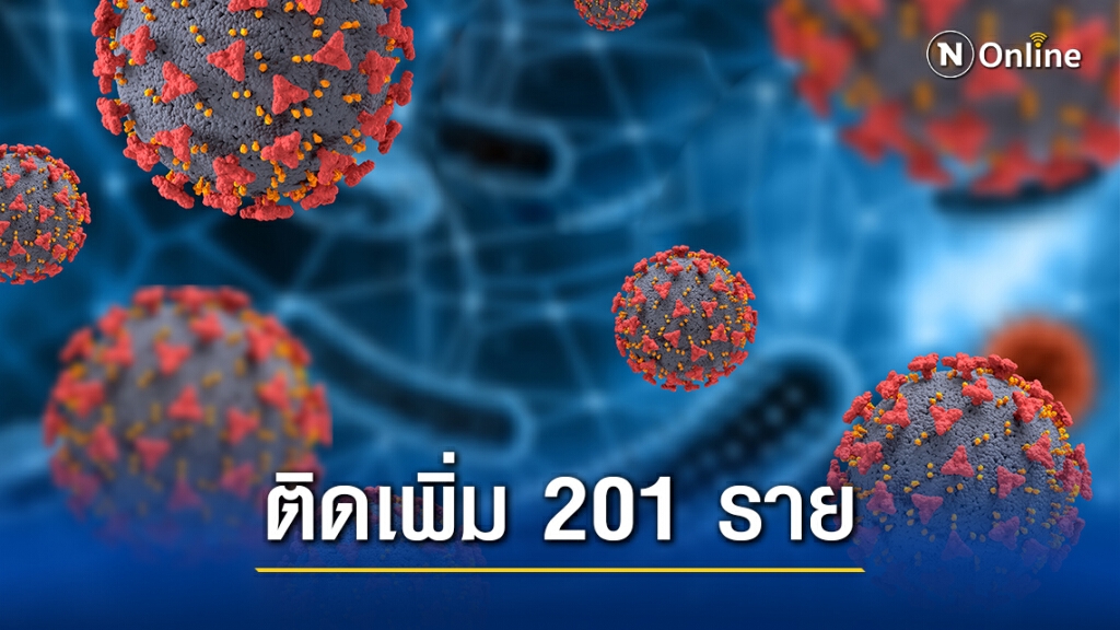 ศบค. เผยไทยพบผู้ติดเชื้อรายใหม่ 201 ราย ศบค. เผยไทยพบผู้ติดเชื้อรายใหม่ 201 ราย