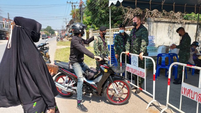 "ล็อกดาวน์"ชุมชนย่านมัสยิดอันซอร์