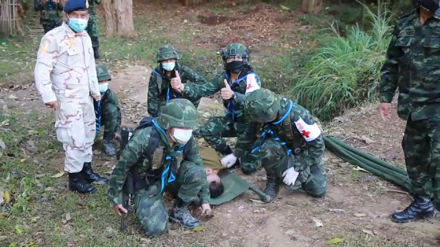 ซ้อมแผนรับมือสู้รบชายแดนไทย-เมียนมา