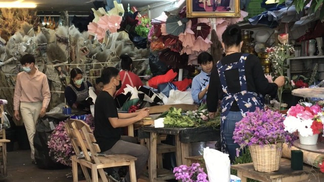พิษโควิด-ตลาดดอกไม้เชียงใหม่เงียบเหงา