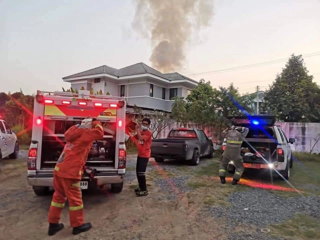 ไฟไหม้บ้านพักนายทหารรับตรุษจีน