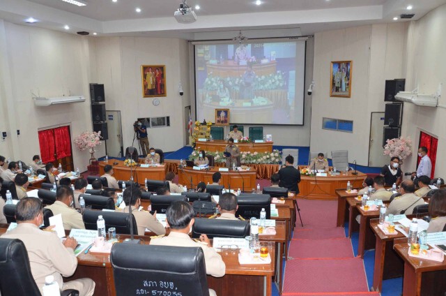 นายกอบจ.ป้ายแดงแถลงนโยบายยึดหลักพัฒนากาฬสินธุ์บ้านเราต้องดีกว่านี้