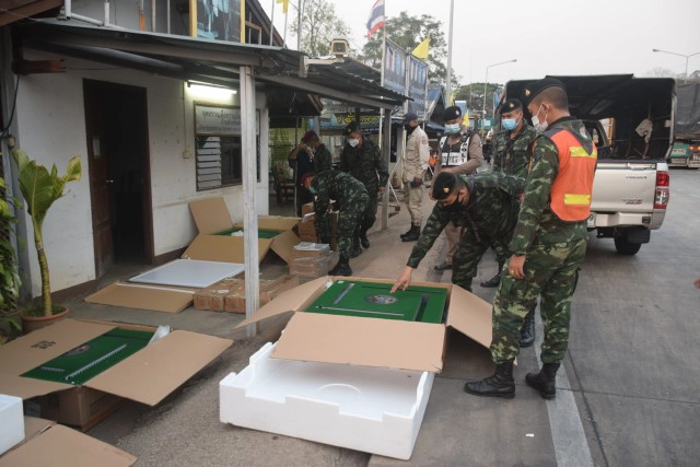 "แม่สอด"จับโต๊ะไพ่นกกระจอกไฟฟ้า