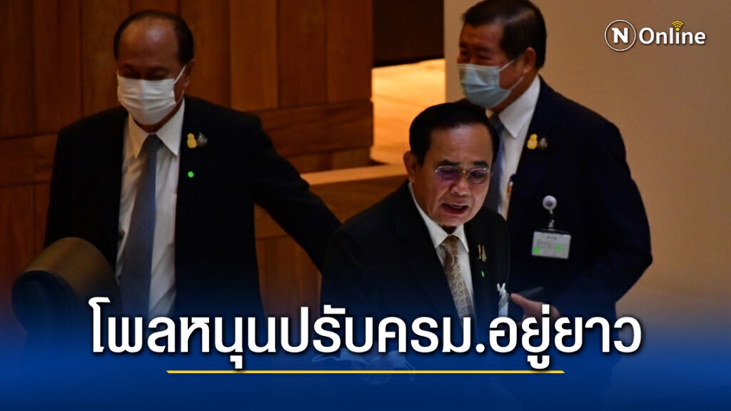 โพลหนุน "บิ๊กตู่" ปรับครม.ใหญ่ให้รัฐบาลอยู่ยาว โพลหนุน "บิ๊กตู่" ปรับครม.ใหญ่ให้รัฐบาลอยู่ยาว