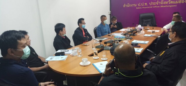 ป.ป.ช.แม่ฮ่องสอนลุยตรวจสอบ-งบทำแนวป้องกันไฟป่า