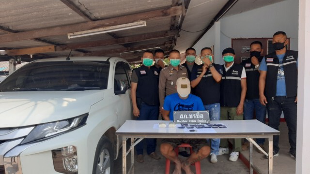 รวบหนุ่มหนีประกันศาล พร้อมของกลางค้ายาบ้า 6,000 เม็ด