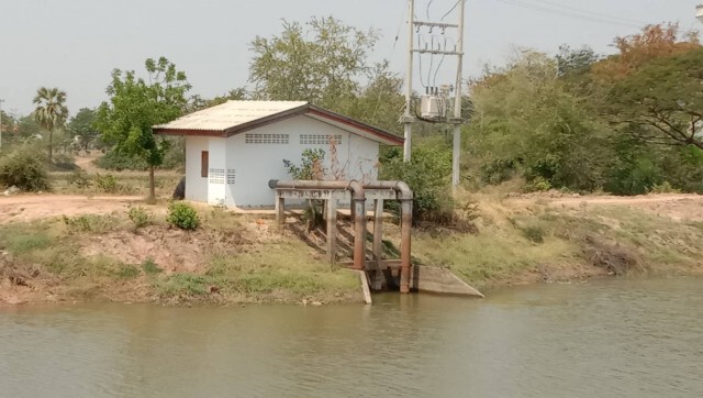 โรงสูบน้ำงดส่งน้ำให้เกษตรกร หลังน้ำลดอย่างรวดเร็ว