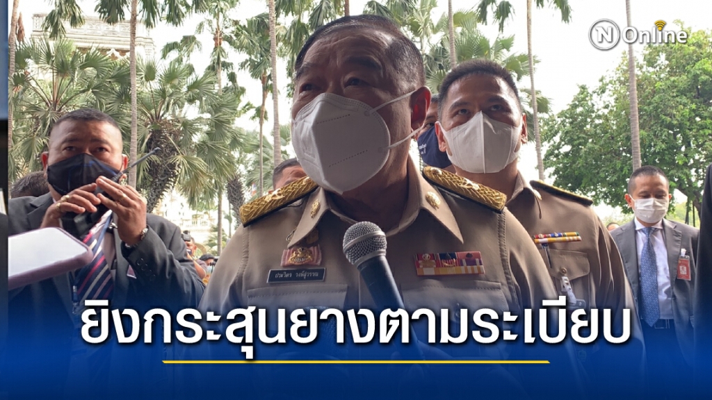 บิ๊กป้อม เสียใจตำรวจคุมม็อบเสียชีวิต พร้อมระบุใช้กระสุนยางตามขั้นตอน