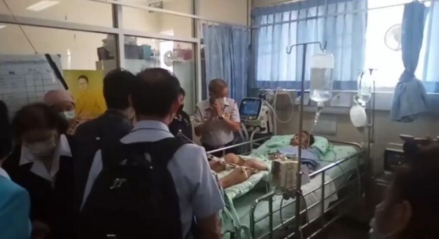 ผวจ.รุดเยี่ยมผู้ใหญ่บ้านถูกตีขณะปฏิบัติงาน