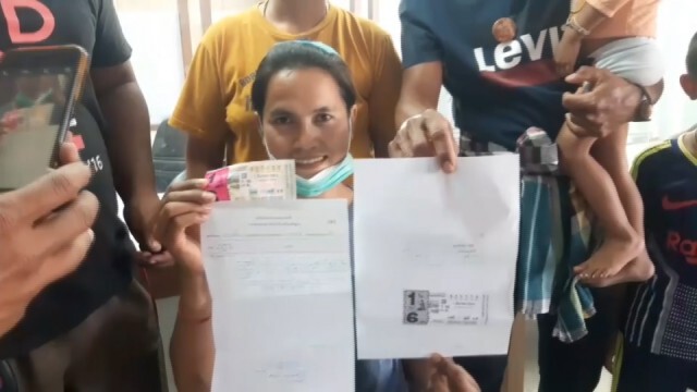แม่ค้าดวงเฮงรับทรัพย์รางวัลที่ 1 เลขรถขนวัคซีนโควิด