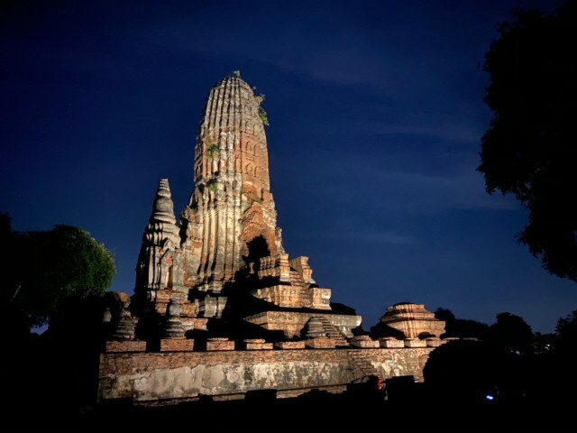 PEA ประดับไฟโบราณสถาน จังหวัดพระนครศรีอยุธยา เพิ่มประสิทธิภาพการท่องเที่ยวในยามค่ำคืน