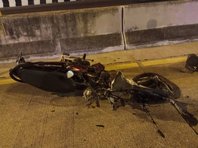 วัยรุ่นเชียงใหม่ซิ่งย้อนศรดับคาทางลอดอุโมงค์