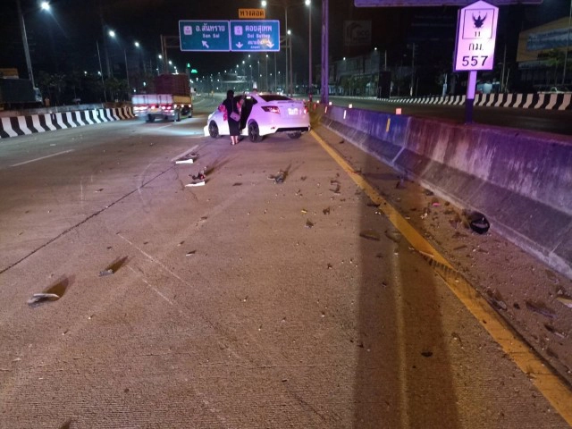 วัยรุ่นเชียงใหม่ซิ่งย้อนศรดับคาทางลอดอุโมงค์