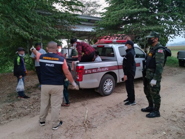 ผลักดันกลับ 8 ชาวเมียนมากลับประเทศ