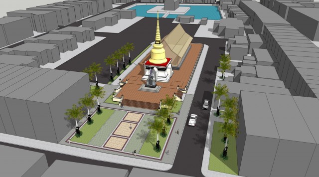 ขอคืนพื้นที่สร้างอนุสาวรีย์พระนารายณ์