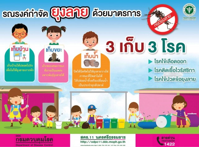 กรมควบคุมโรค แนะสำรวจ-กำจัดแหล่งเพาะพันธุ์ยุงลายหลังฝนตกจากพายุฤดูร้อน ป้องกันโรคไข้เลือดออก
