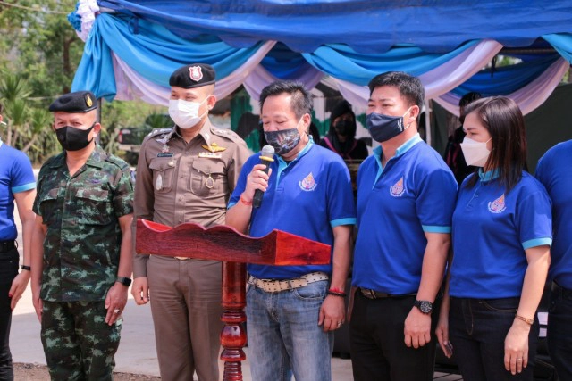 ให้กำลังใจหน่วยเฉพาะกิจทหารพรานที่ 21 กองกำลังสุรศักดิ์มนตรี