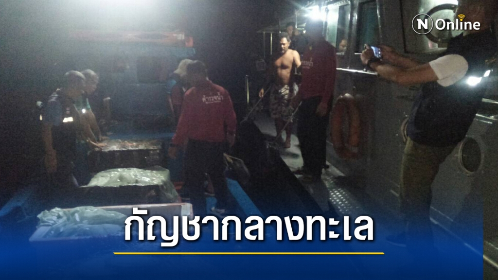 พบกัญชาอัดแท่งลอยน้ำกว่า 320 กก.