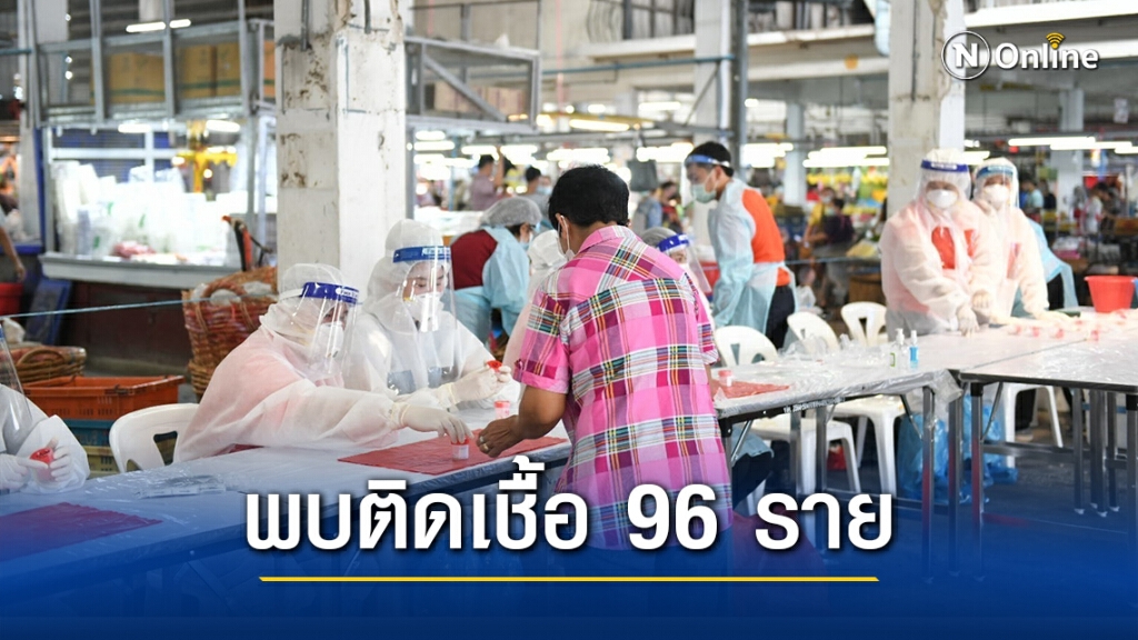 กทม.เผยผลตรวจเชิงรุกตลาดบางแค พบติดเชื้อ 96 ราย