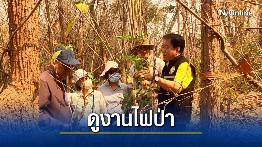 กมธ.สิ่งแวดล้อมเก็บข้อมูล"ไฟป่า"ชุมชนบ้านต้นต้อง