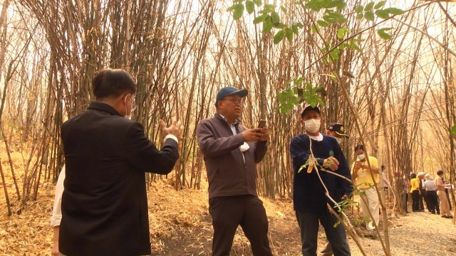 กมธ.สิ่งแวดล้อมเก็บข้อมูล"ไฟป่า"ชุมชนบ้านต้นต้อง