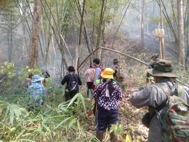 แม่ฮ่องสอนยังอ่วม-เร่งดับไฟป่าในเขตอุทยาน