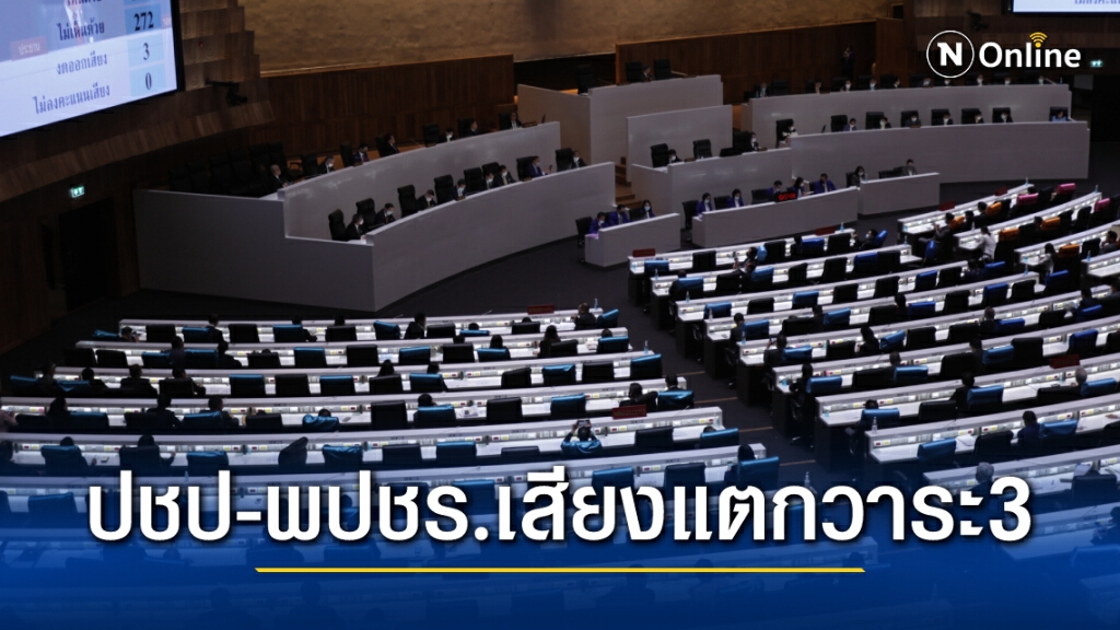 พปชร.-ปชป. เสียงแตก ไปคนละทิศละทางปมโหวตวาระ 3 แก้รธน. พปชร.-ปชป. เสียงแตก ไปคนละทิศละทางปมโหวตวาระ 3 แก้รธน.