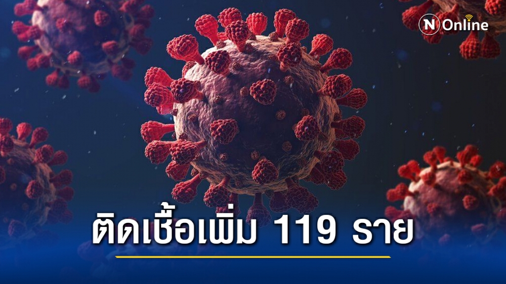 ศบค. เผยพบติดเชื้อเพิ่ม 119 ราย ยอดสะสม 27,713 ราย