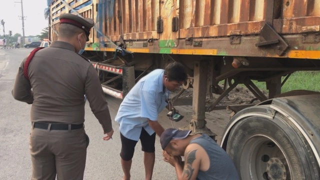 หนุ่มรถพ่วงซึ้ง พลเมืองดีช่วยยืนยันจยย.ฝ่าไฟแดงชนรถพ่วง