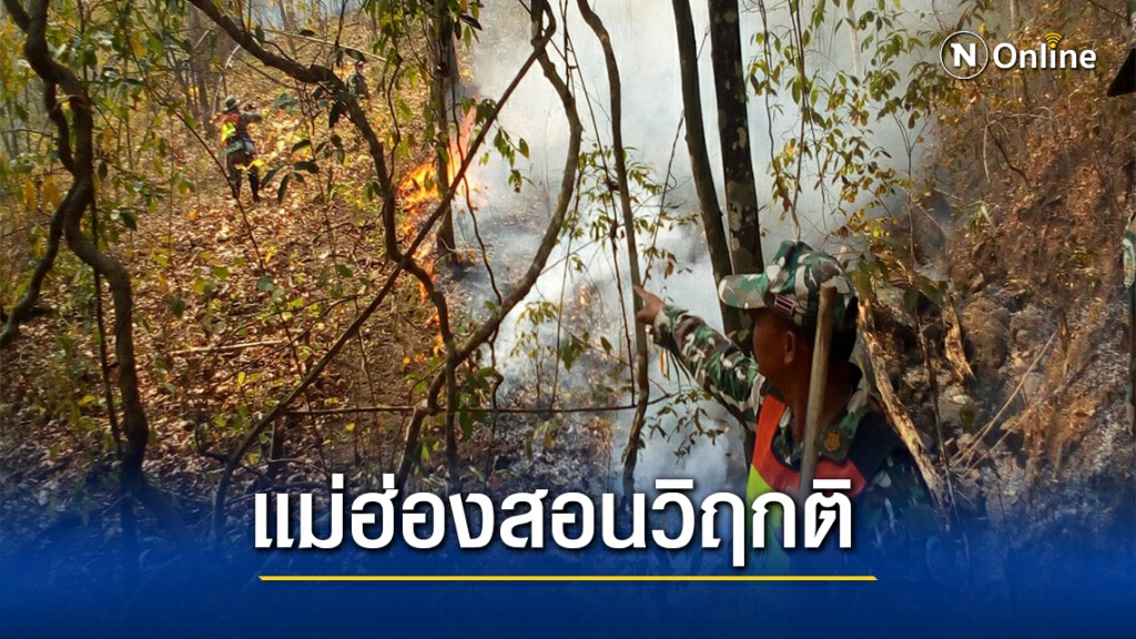 แม่ฮ่องสอนหนักไฟป่าลามหนักติดกัน3วัน