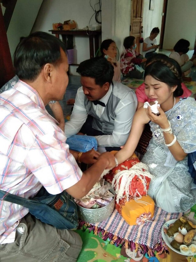 สุขปนเศร้าเจ้าสาวเตือนภัยไฟไหม้บ้านวอดวันแต่งงาน