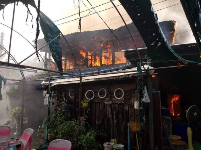 สุขปนเศร้าเจ้าสาวเตือนภัยไฟไหม้บ้านวอดวันแต่งงาน