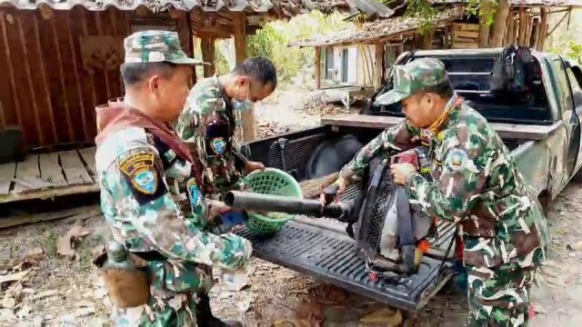 ระดมกำลังดับไฟไหม้ป่า"ดอยหลวง"