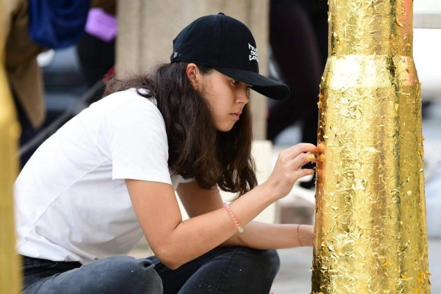 ชาวบุรีรัมย์ ลงขันสร้างไฟฉัตร9ชั้นถวายพระบรมราชานุสาวรีย์ร.1