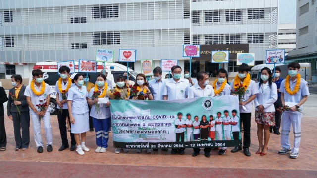 ส่งนักรบชุดขาว เสริมทัพแทพย์โควิดสมุทรสาคร
